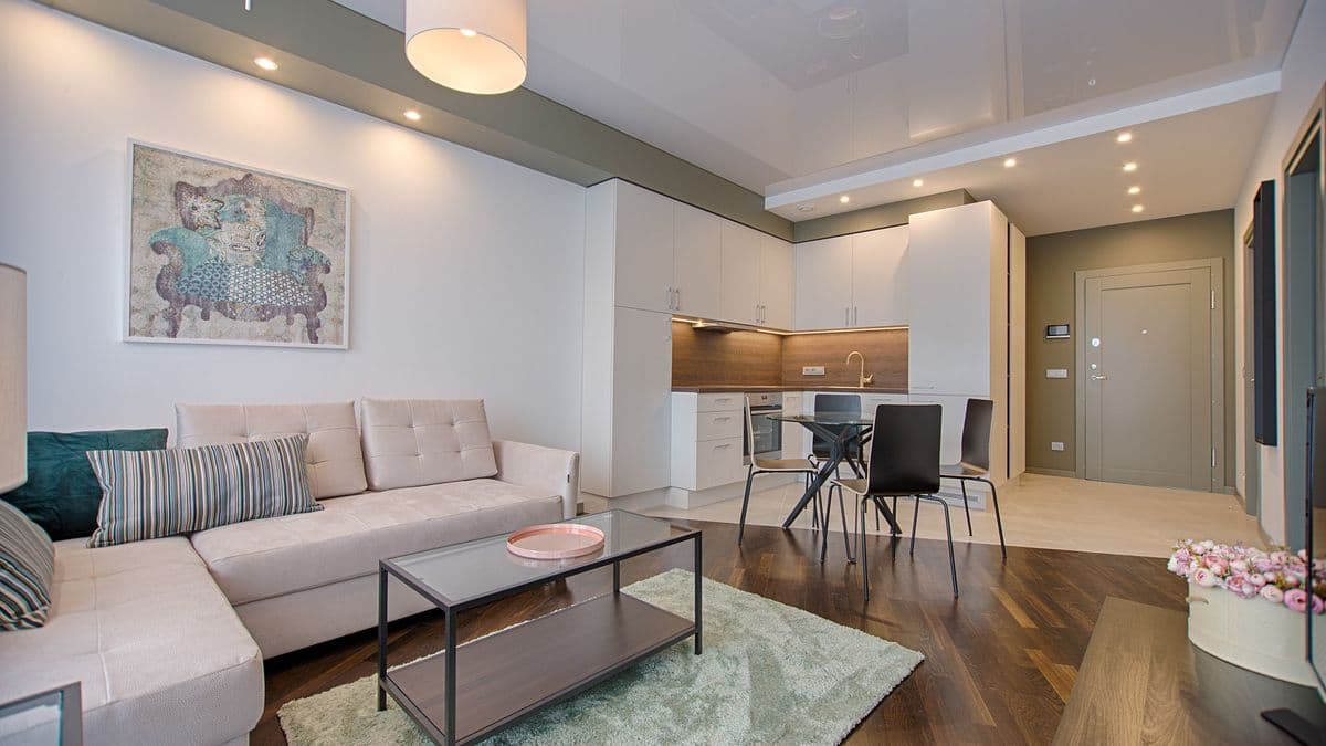 Appartement avec séjour et cuisine ouverte à acheter pour une colocation